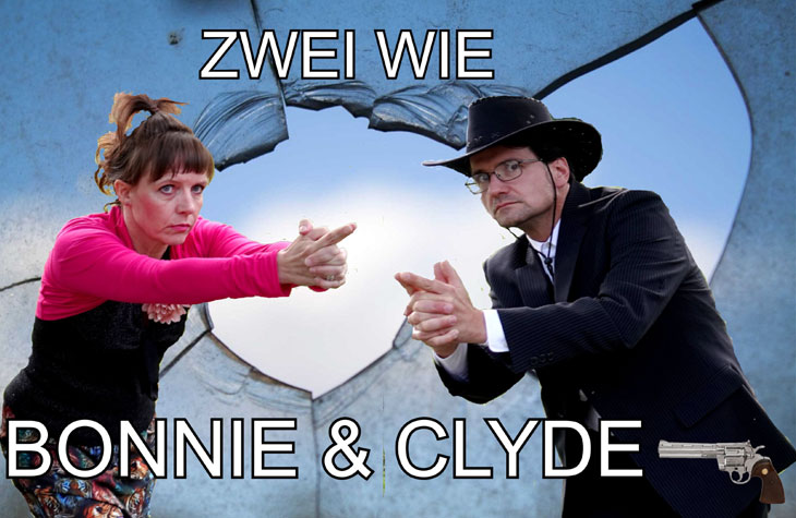 Zwei wie Bonnie und Clyde... denn sie wissen nicht wo sie sind!